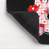 Valentine 67 Six Seven Meme Dabbing Hartjes Matchi Muismat (Hoek)