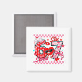 Valentine 67 Six Seven Meme Dabbing Hearts Matchin Magneet (Voorkant / Achterkant)