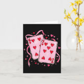 Valentine 6 7 Valentines Day Matching Couple Heart Kaart (Gele Bloem)