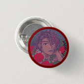 Valentine anime ronde button 3,2 cm (Voorkant /achterkant)