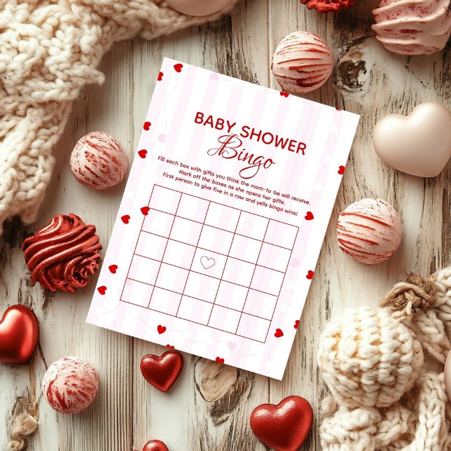 Valentine Baby Baby shower bingo baby shower game  (Creator heeft geüpload)