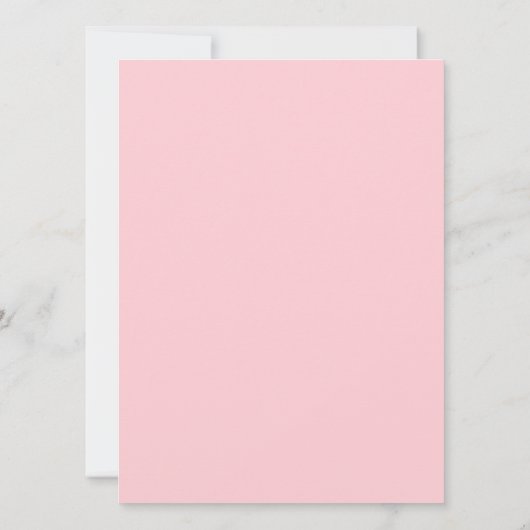 Valentine Baby Shower Predictions Game Card Kaart (Achterkant)