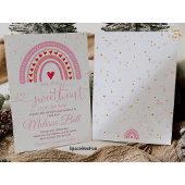 Valentine Baby Shower Uitnodiging, is op komst Kaart