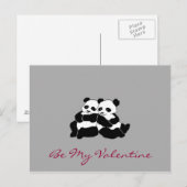 Valentine Bear Feestdagenkaart (Voorkant / Achterkant)