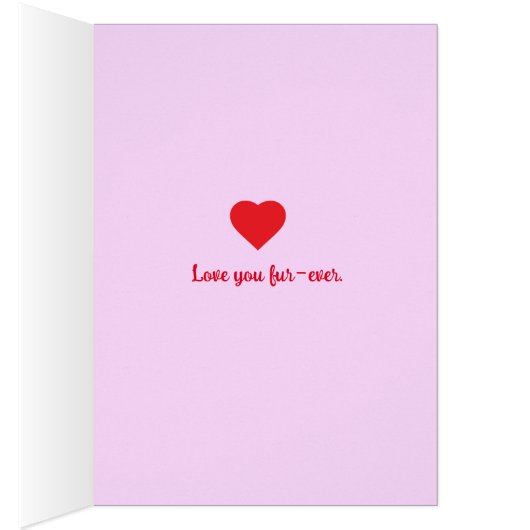 Valentine Beste Hond Moeder Liefde Cute (Binnen (Rechts))