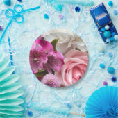 Valentine Bouquet Party Papieren Bordje (Feest)