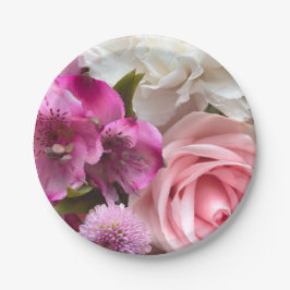 Valentine Bouquet Party Papieren Bordje