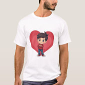 Valentine Boy T-shirt (Voorkant)
