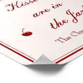  Valentine Bridal Shower Guess How Many Kisses Poster (Hoek)