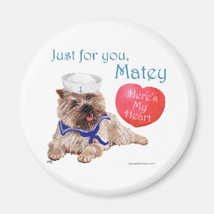 Valentine Cairn Terrier Magneet