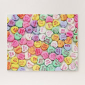 Valentine Candy Quote Hearts Legpuzzel (Horizontaal)