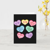 Valentine Cardiologist Hearts Candy Ekg Tech Telem Kaart (Gele Bloem)