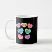 Valentine Cardiologist Hearts Candy Ekg Tech Telem Koffiemok (Links)