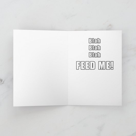 Valentine Cat funny poem Feestdagen Kaart (Binnen)