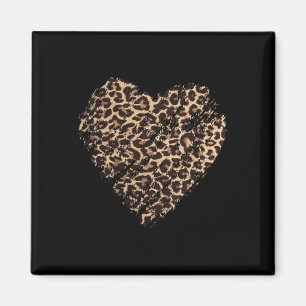 Valentine Cheetah Heart T-shirt  Magneet