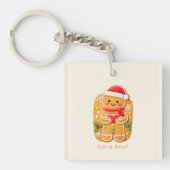 Valentine chocolade mannetje sleutelhanger (voorkant)