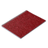 Valentine Classic Trendy Red Glitter Notitieboek (Linkerzijde)