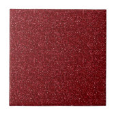 Valentine Classic Trendy Red Glitter Tegeltje (Voorkant)