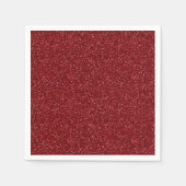 Valentine Classic Trendy Rode Glitters Servet (Voorkant)