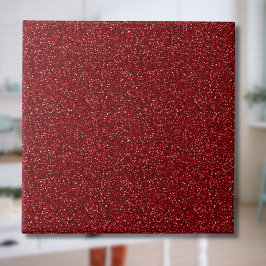 Valentine Classic Trendy Rode Glitters Tegeltje