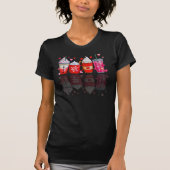 Valentine Coffee PNG Sublimation Design T-shirt (Voorkant)