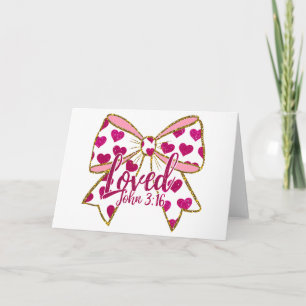 Valentine Coquette Christelijk  Kaart