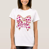 Valentine Coquette Christelijk  T-shirt (Voorkant)