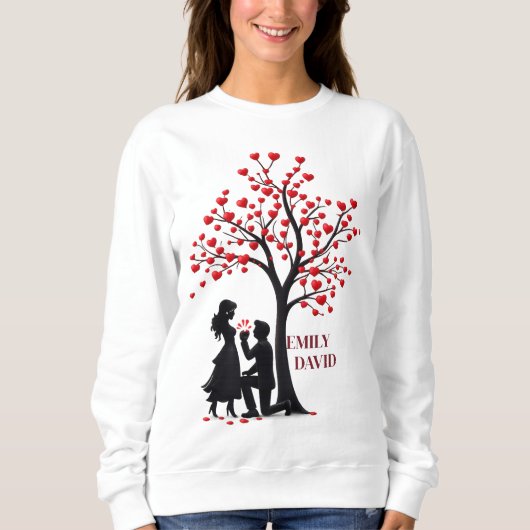 Valentine Cozy Love – Women’s Crewneck Sweatshirt (Voorkant)