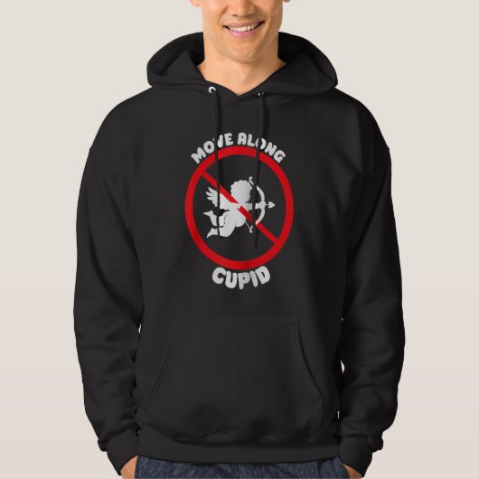 Valentine Cupid Anti Valentines Day  Anti Valentin Hoodie (Voorkant)