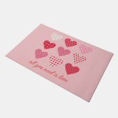 Valentine Dag 2023 Sweet Hearts Deurmat (Schuin)
