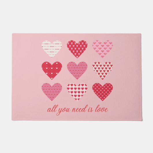 Valentine Dag 2023 Sweet Hearts Deurmat (Voorkant)