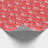 Valentine Day Achtergrond Cadeaupapier (Hoek)