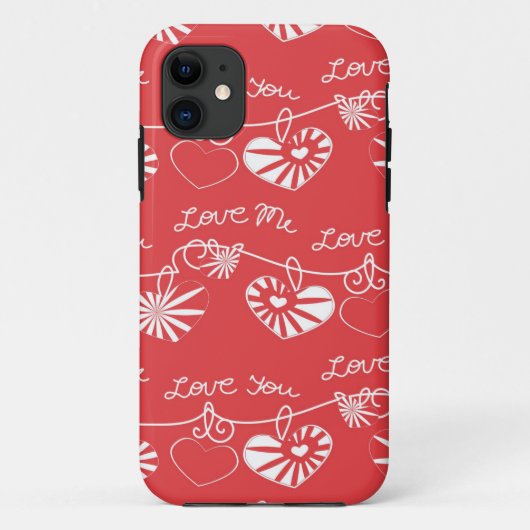 Valentine Day Achtergrond Case-Mate iPhone Case (Achterkant)
