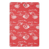 Valentine Day Achtergrond Mini Klembord (Achterkant)