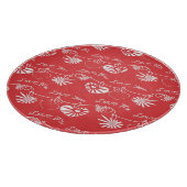 Valentine Day Achtergrond Snijplank (Hoek)