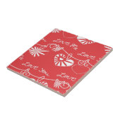 Valentine Day Achtergrond Tegeltje (Zijkant)