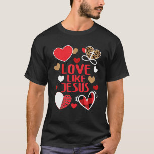 Valentine Day Christelijke Gift Buffalo Pset Love T-shirt
