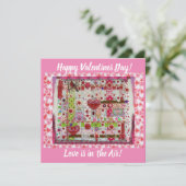 Valentine Day Collage-kaart (Staand voorkant)