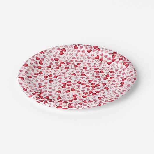 Valentine Day Funny Love Papieren Bordje (Gekanteld)