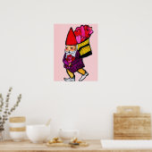 VALENTINE DAY GNOMES poster (Keuken)