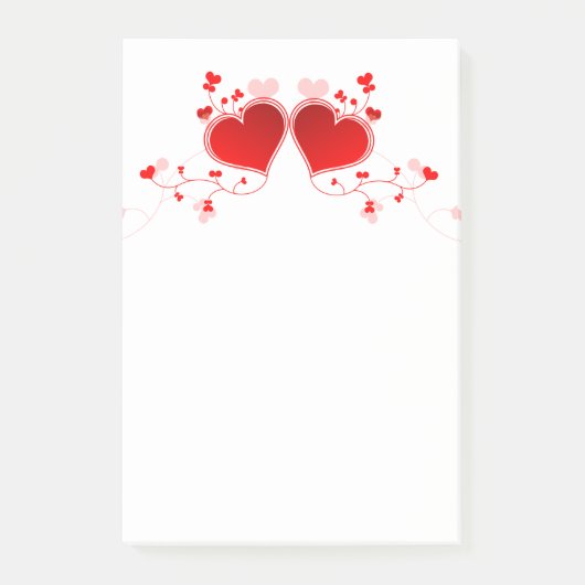 Valentine Day Hearts Post-it® Notes (Voorkant)