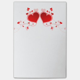 Valentine Day Hearts Post-it® Notes