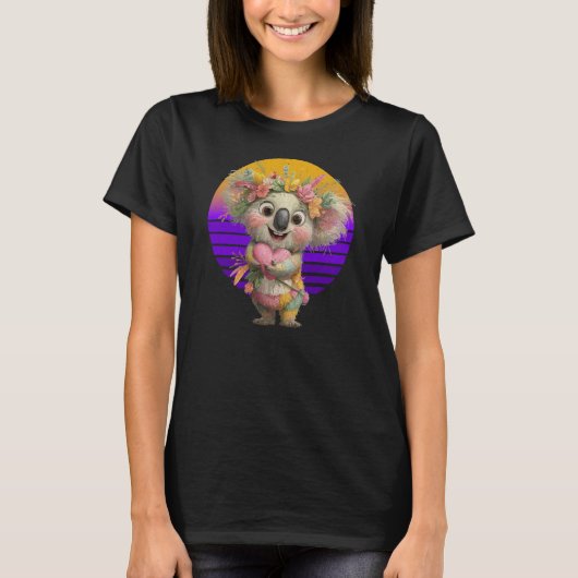 Valentine-Day-Koala T-shirt (Voorkant)