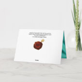 VALENTINE DAY MASQUERADE MASKS, PEACOCK FEATHER FA FEESTDAGEN KAART (Achterkant)