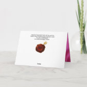 VALENTINE DAY MASQUERADE MASKS, PEACOCK FEATHER FA FEESTDAGEN KAART (Achterkant)