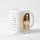 Valentine day, My Love, Beautiful women in love Gi Grote Koffiekop (Voorkant rechts)