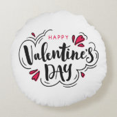 Valentine Day Pillow Rond Kussen (Achterkant)