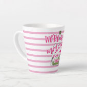 valentine day pun matcha tea we zijn een match gem latte mok (Linkerhoek)