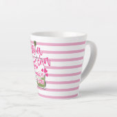 valentine day pun matcha tea we zijn een match gem latte mok (Rechterhoek)