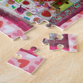 Valentine Day Puzzle Collage Legpuzzel (Zijkant)